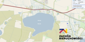 Dwie działki w Rozłogach, 4 km od Świebodzina